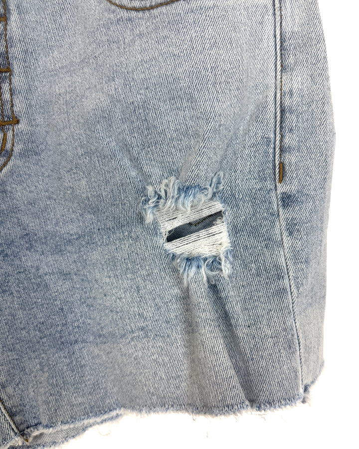 Glacier Wash Denim Shorts - Size 2/4