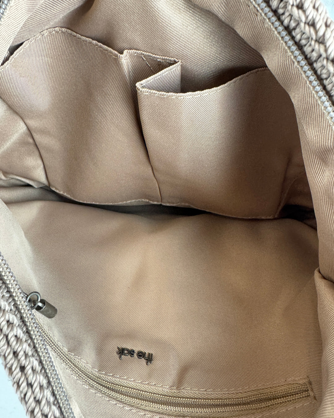 Multicolor Striped Crochet Crossbody Bag