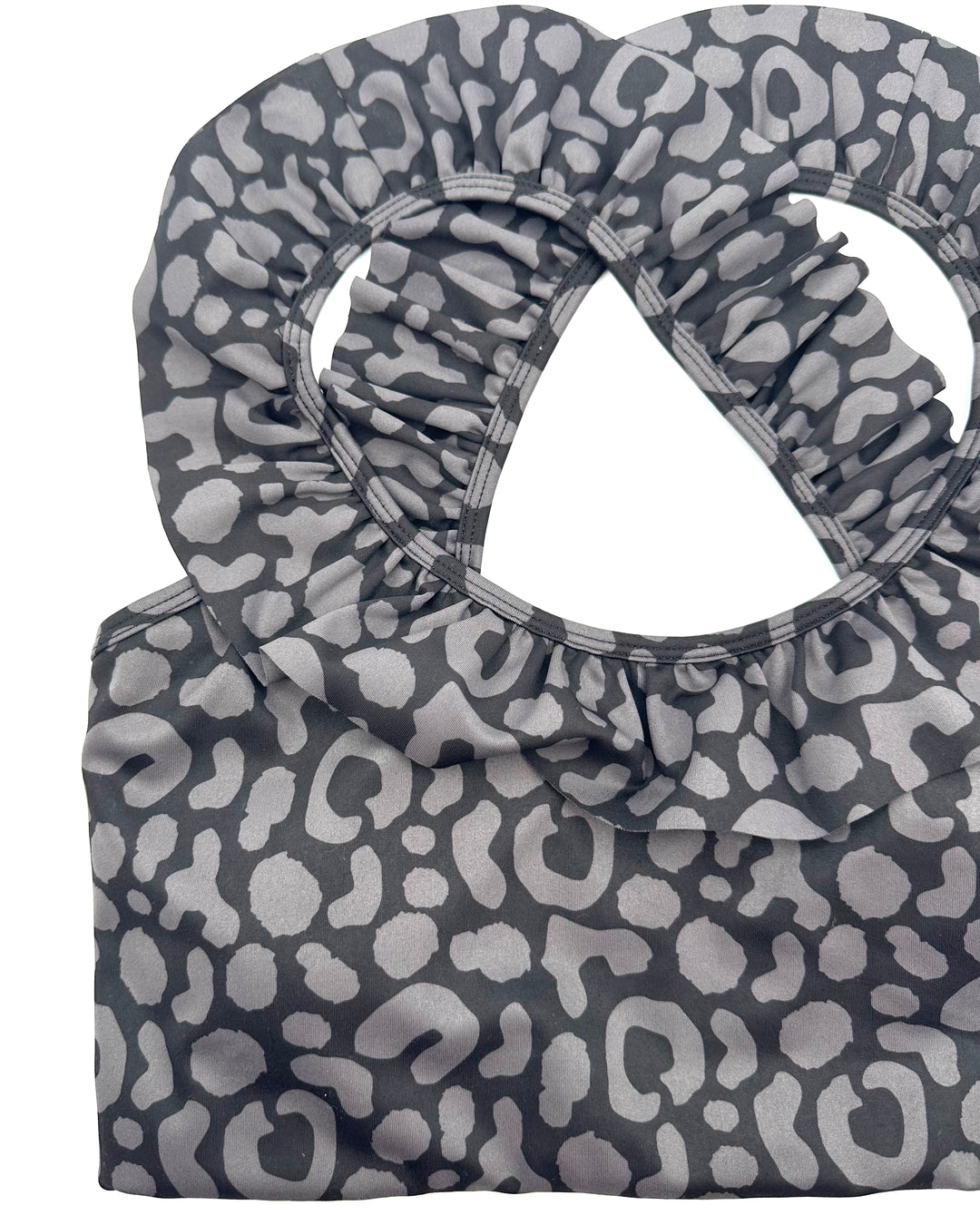 Black Cheetah Sports Bra - XS, S, M, L, XL