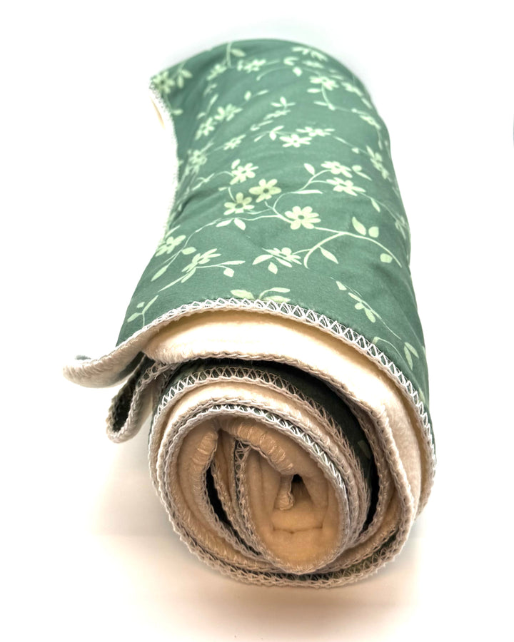 Victoria's Secret PINK Green Floral Blanket