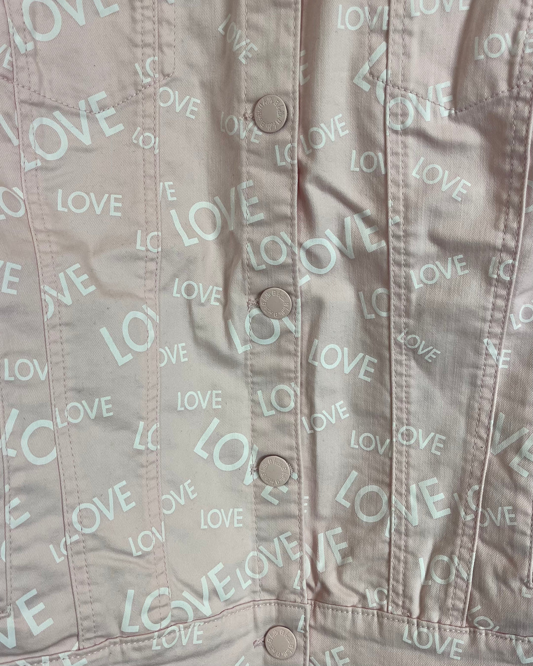 Light Pink Love Jacket - Size 6