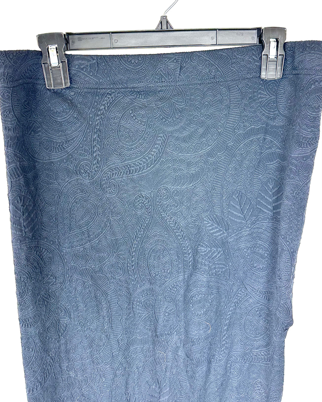 Black Embossed Cover Up Skirt - Extra Large/Extra Extra Large