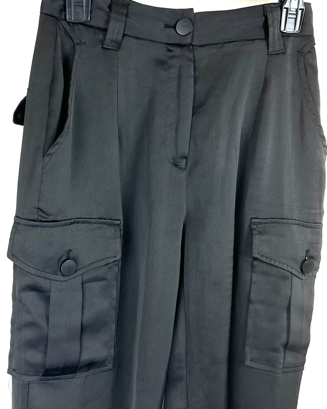 Mossman Black Cargo Pants - Size 4