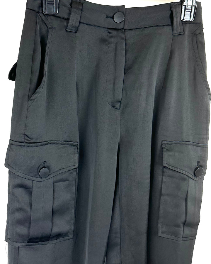 Mossman Black Cargo Pants - Size 4
