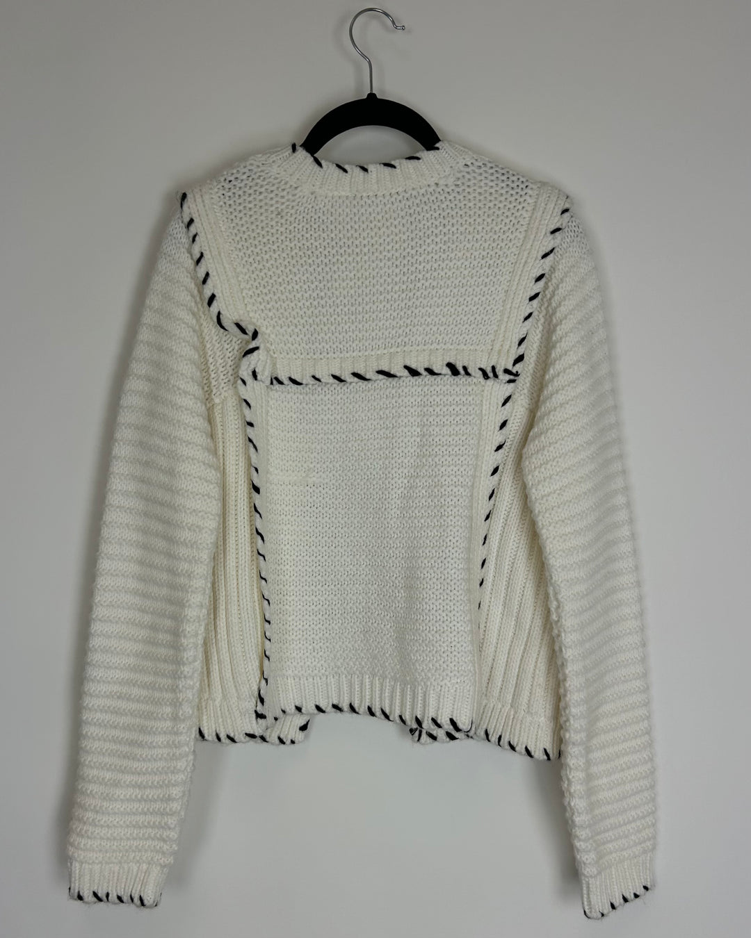 White Open front Cardigan -  Size 2/4