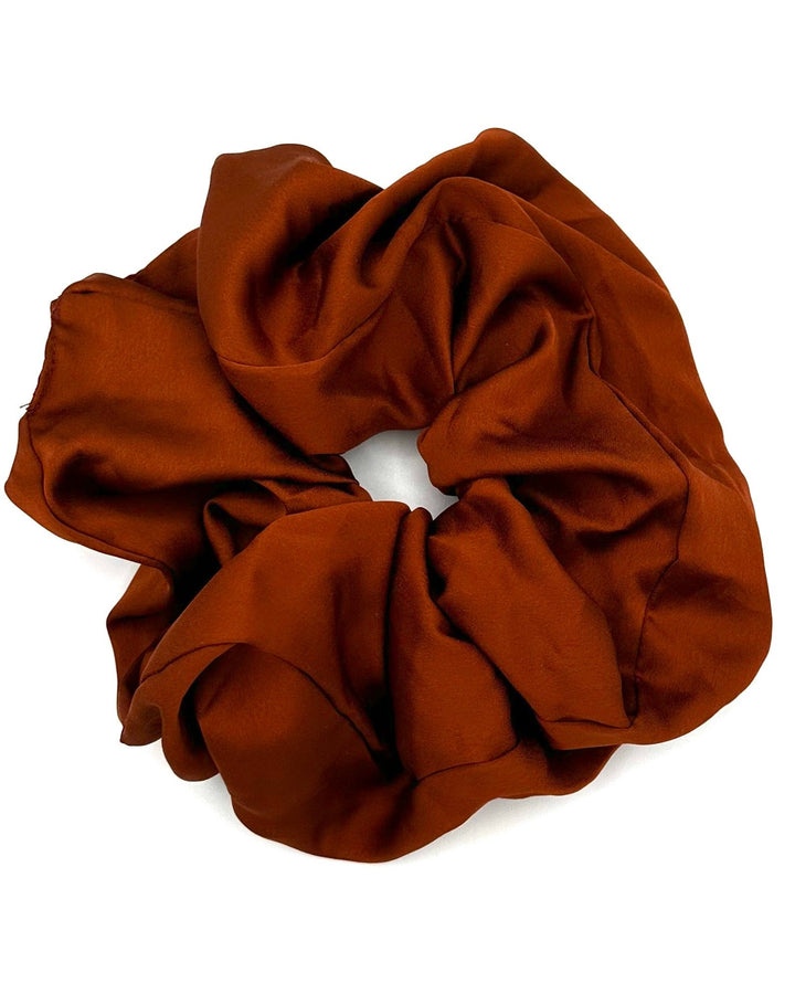 Bronze Solid Jumbo Scrunchie