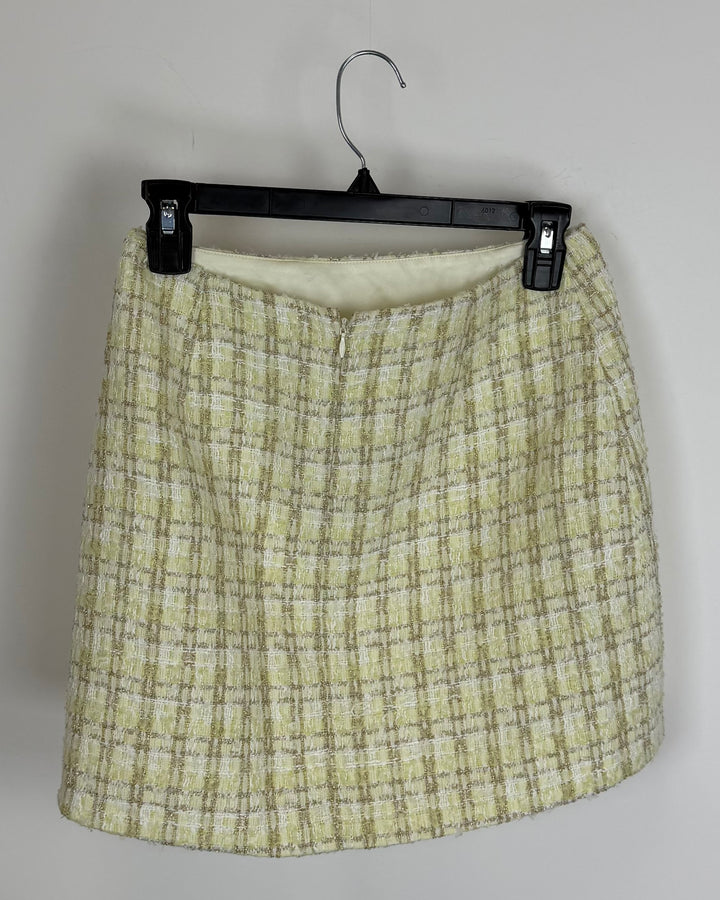 Light Yellow Tweed Skirt- 0/2, 4/6