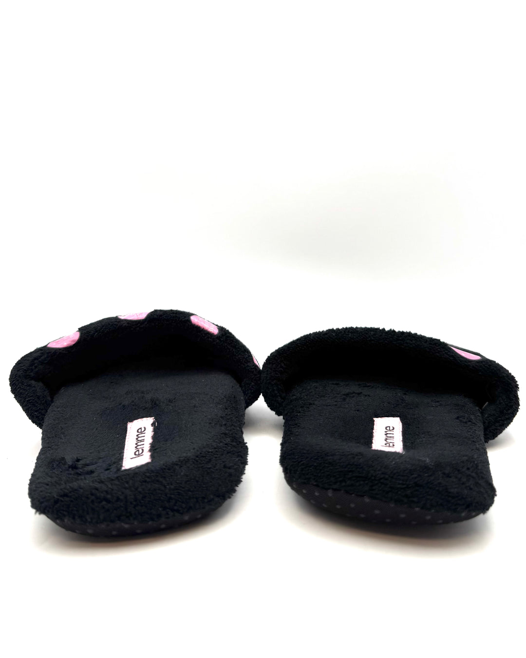 Lemme Black Slippers - Size 7/8