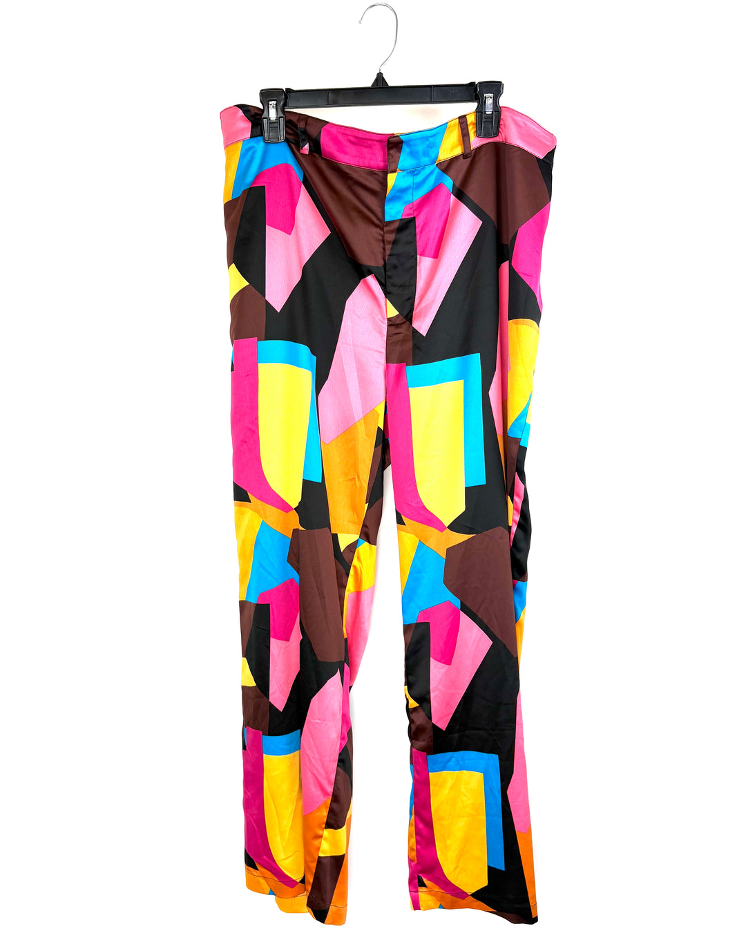 Multi-Colored Geometric Pants- 1x