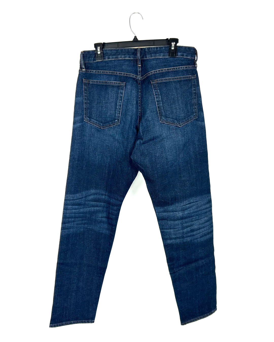 Mens Straight Leg Athletic Blue Jeans - Size 32
