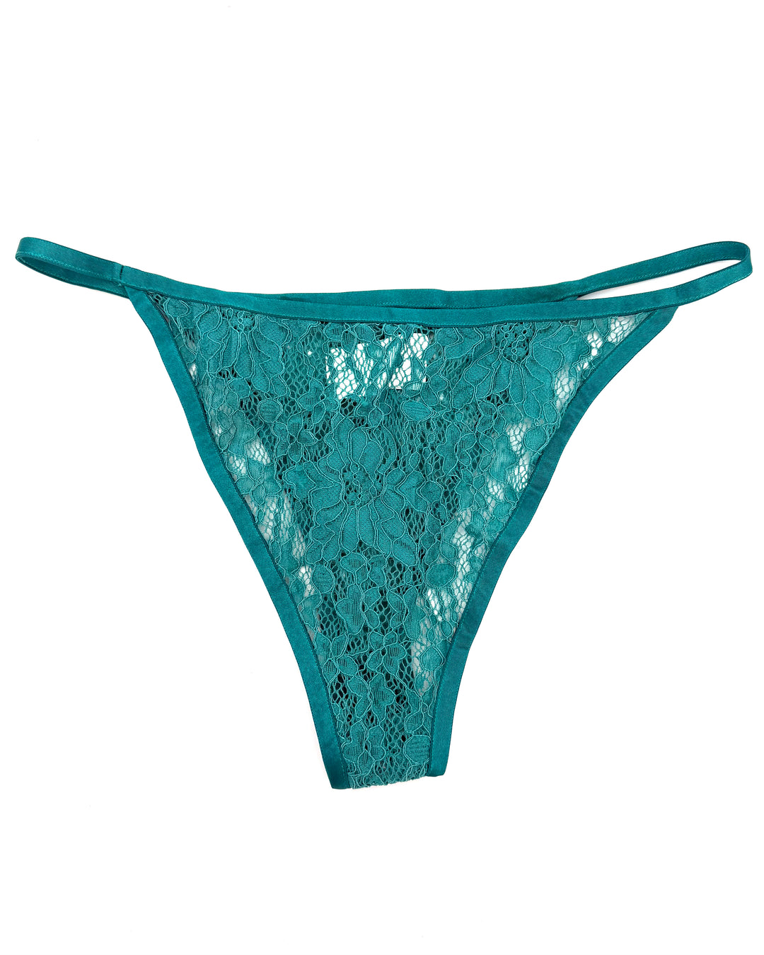 Dark Teal Lace Underwear - Size 4/6