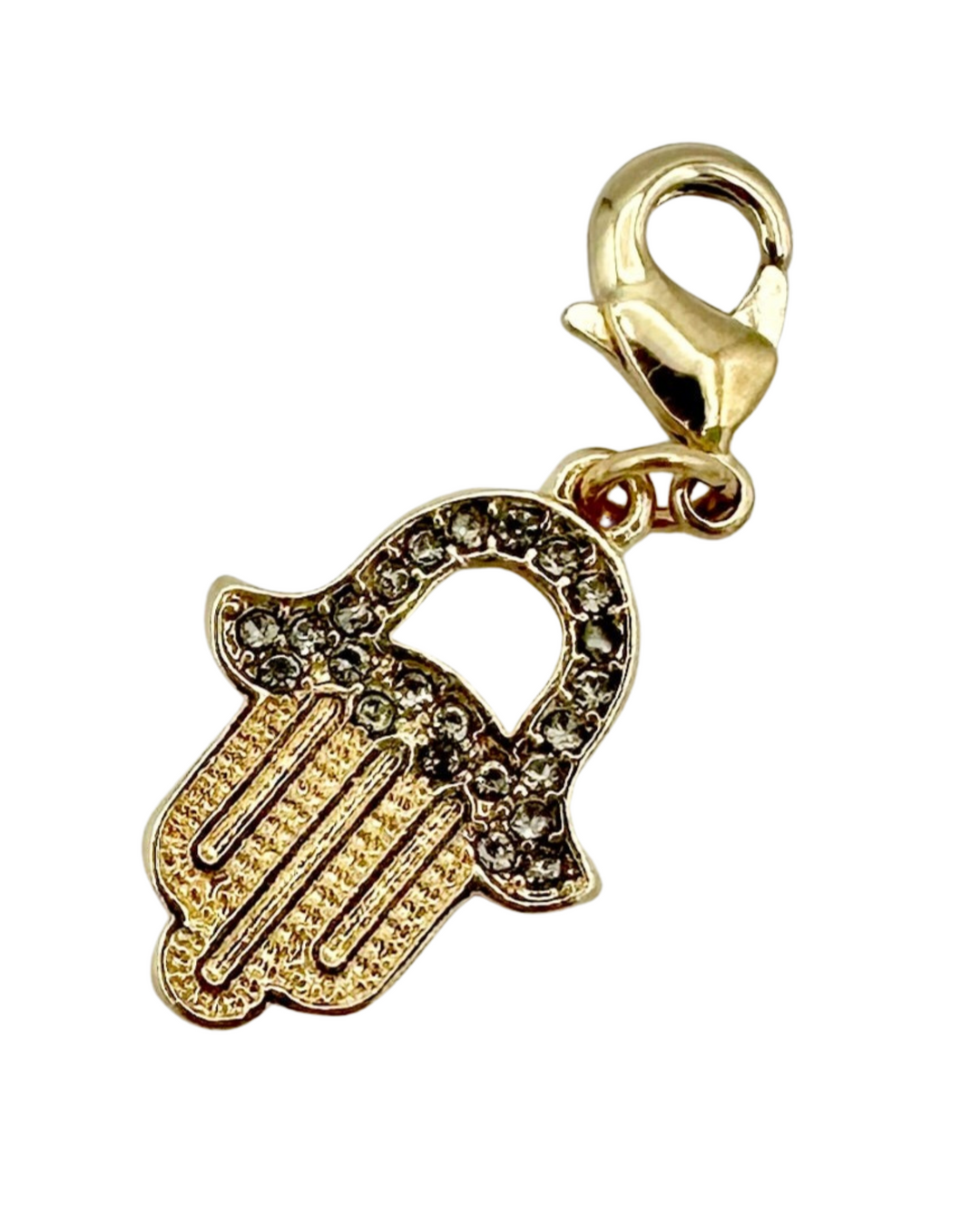 Gold Hand Pendant Charm