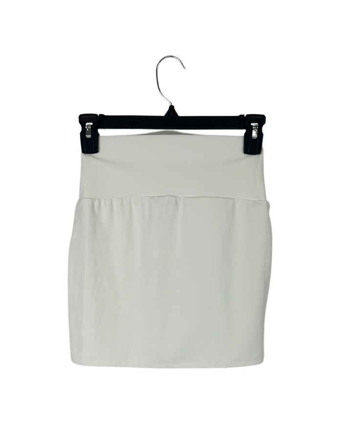 White Mini Skirt - Extra Small, Medium and Large