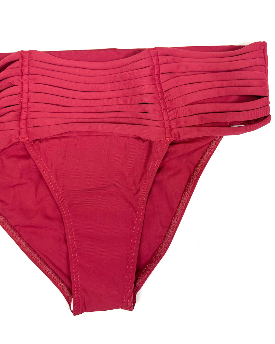 Raspberry Pink String Waistband Bikini Bottom - XS, M