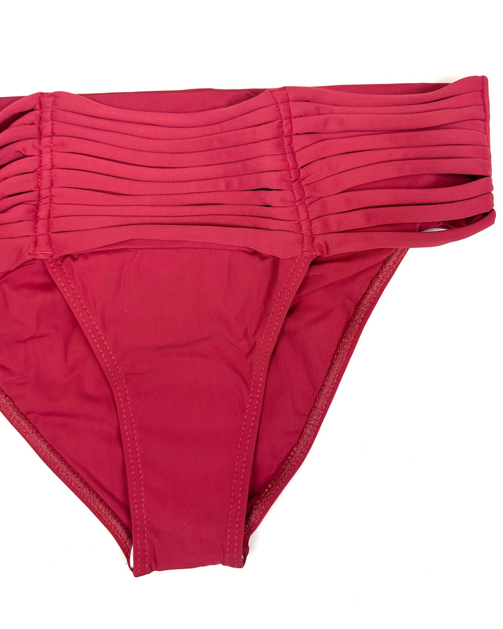 Raspberry Pink String Waistband Bikini Bottom - XS, M
