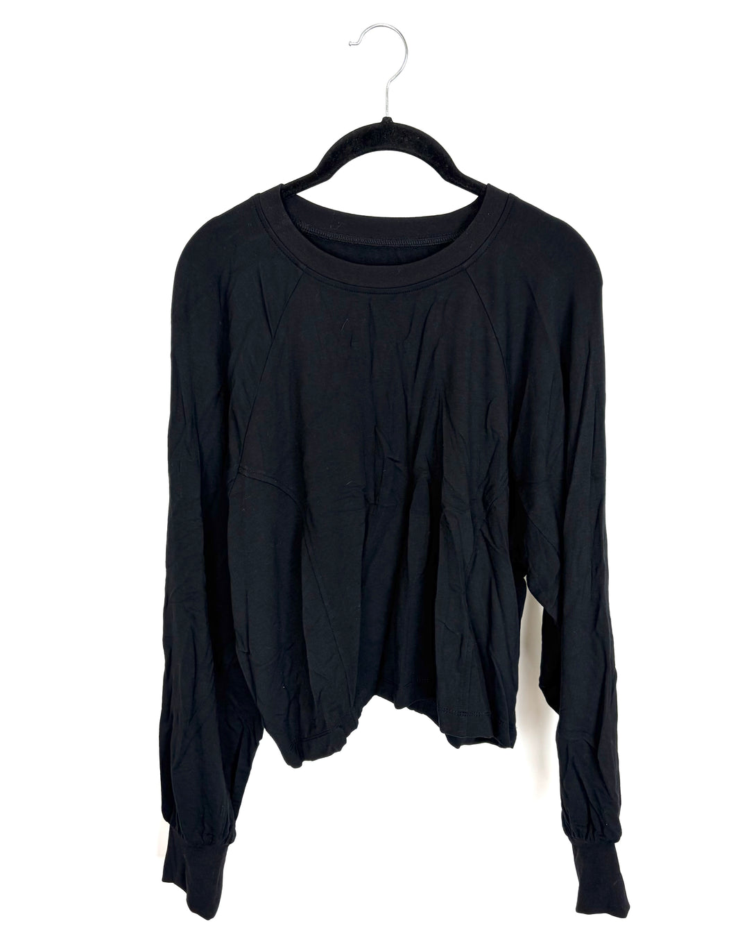 Black Long Sleeve Top - Size 4/6