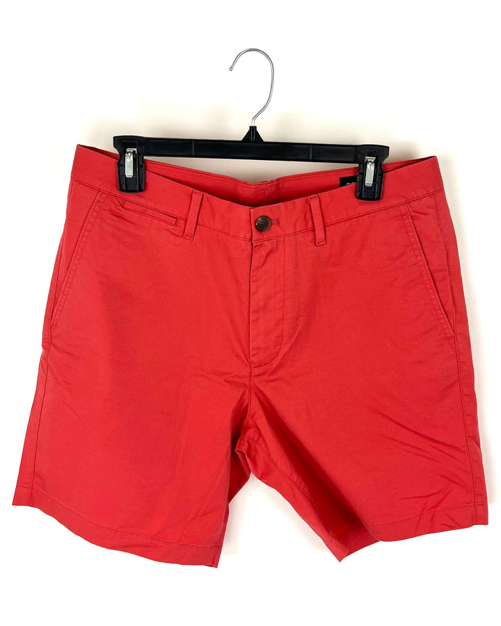 MENS Blood Orange Shorts - 32 Waist - 7" Inseam