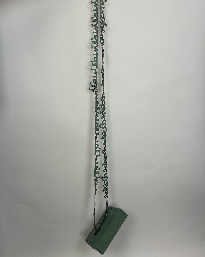 Muted Green Clear Belt Bag