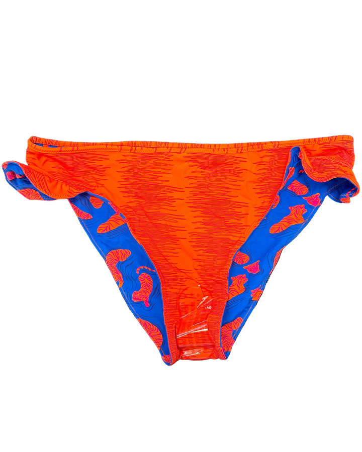 Orange Reversible Swim Bottom - S, L, XL