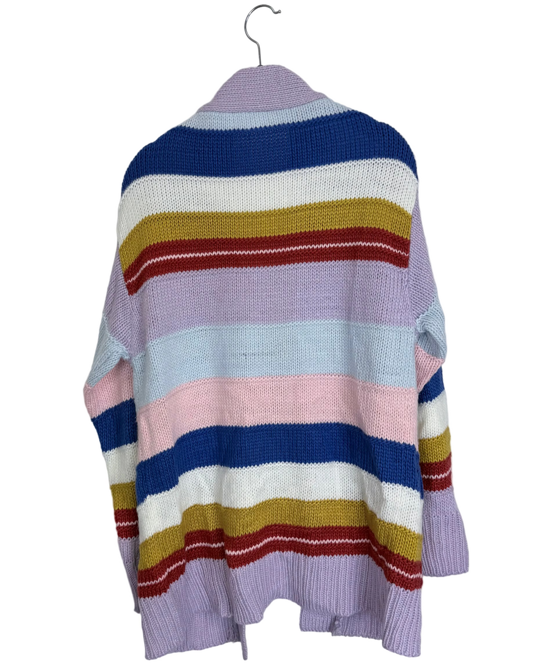 Pastel Stripe Knit Cardigan – Size 6/8