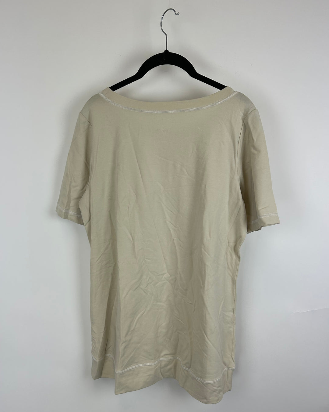 Beige Short Sleeve Top - Size 6/8