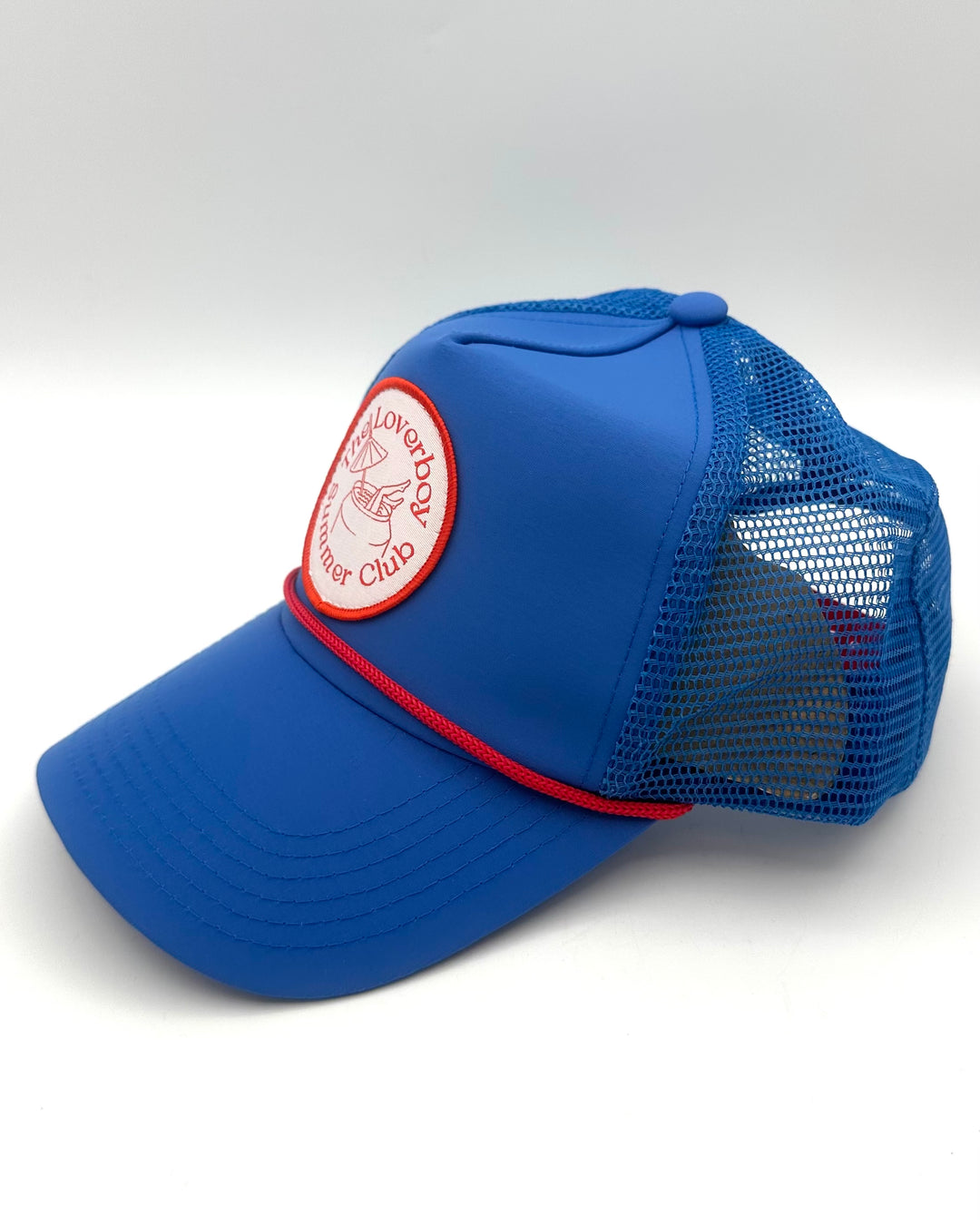 Loverboy Blue Trucker Hat