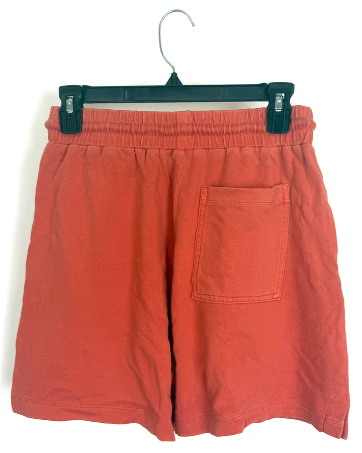 Burnt Orange Lounge Shorts - Size 2/4