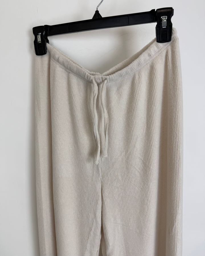 Bone Gray Soft Pants - 2/4, 4/6