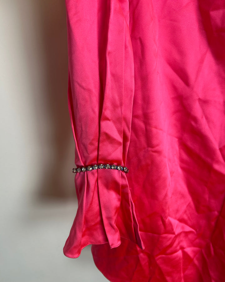 Neon Pink One Shoulder Dress - Size 2/4