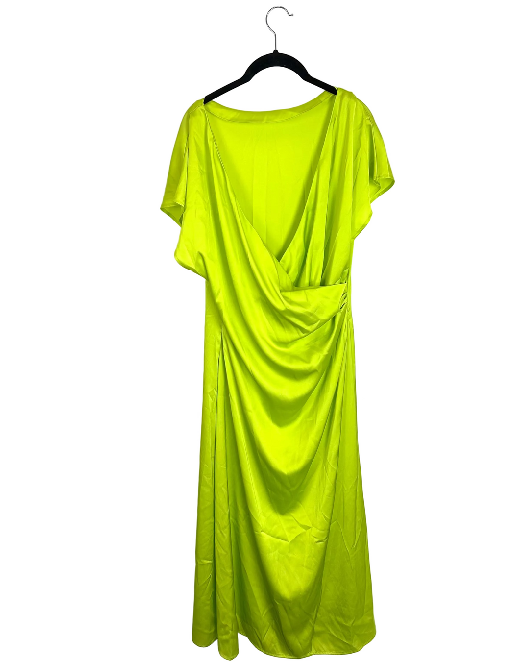 Bright Green V Neck Dress - Size 4/6