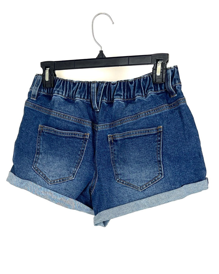 Denim Dark Wash Shorts - Size 0/2