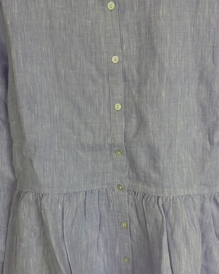 Light Purple Linen Dress - XS, S, M, L, XL