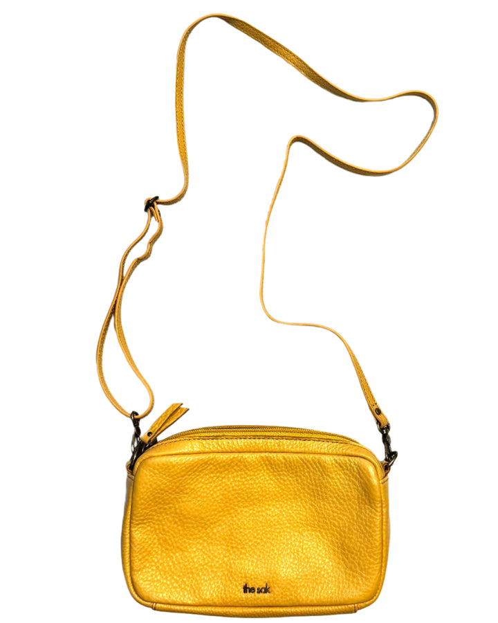 Yellow Leather Shoulder Bag