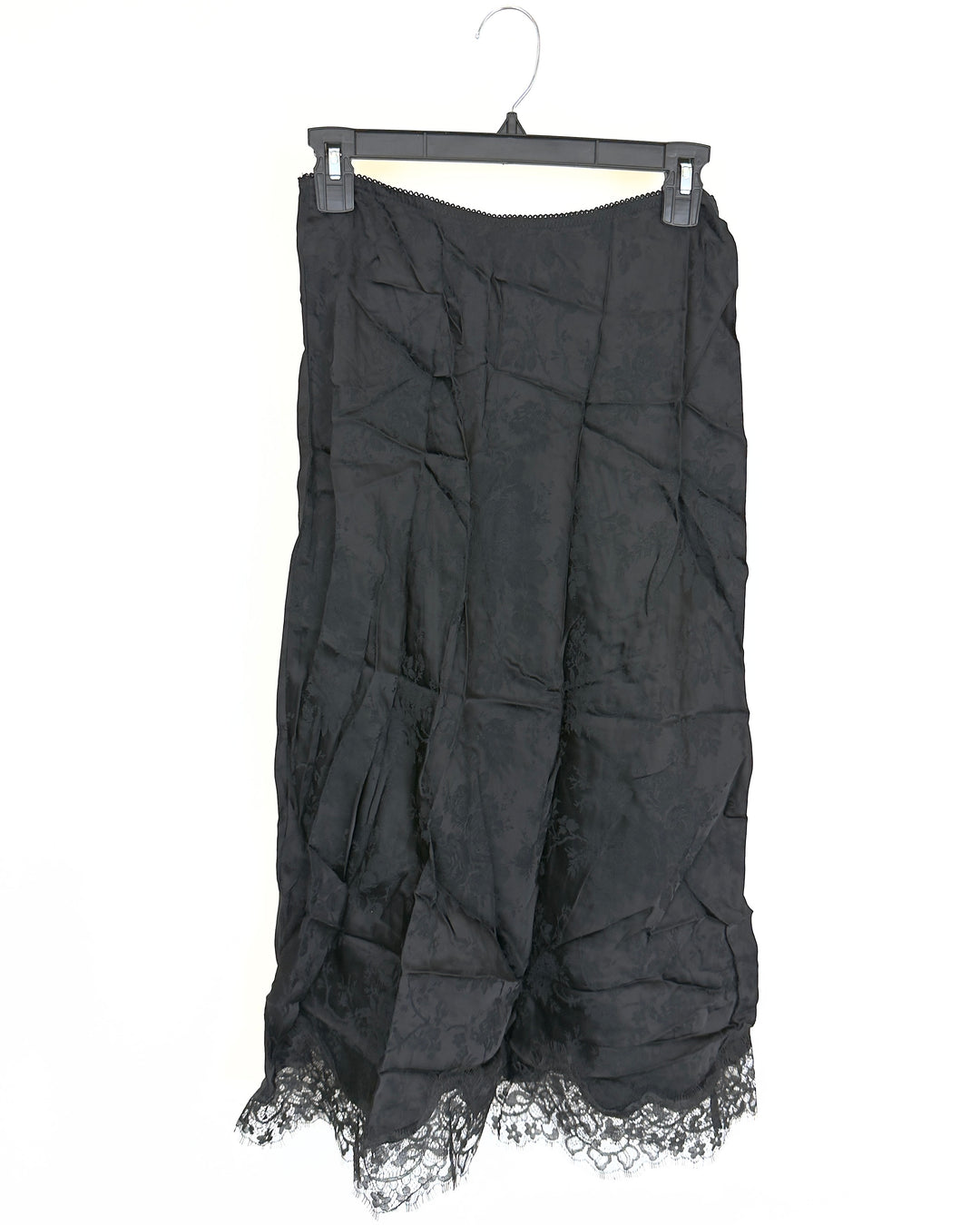 Black Floral Lace Skirt - Size 2/4
