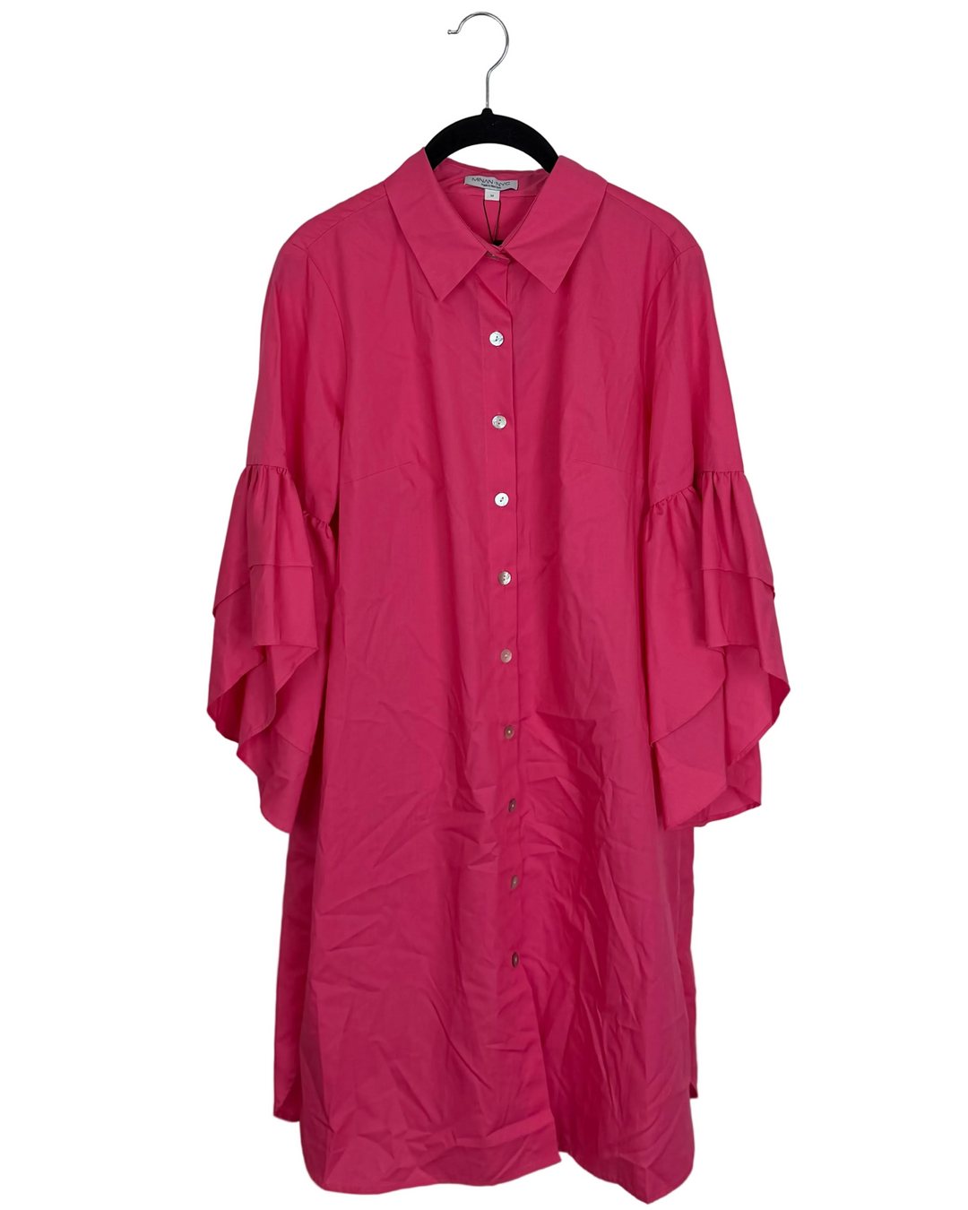 Watermelon Pink Shirt Dress - Size 8/10 and 16/18