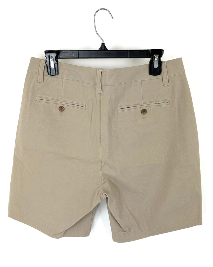 MENS Dark Sand Shorts - 32 Waist - Standard 7" and Slim 9" Inseams