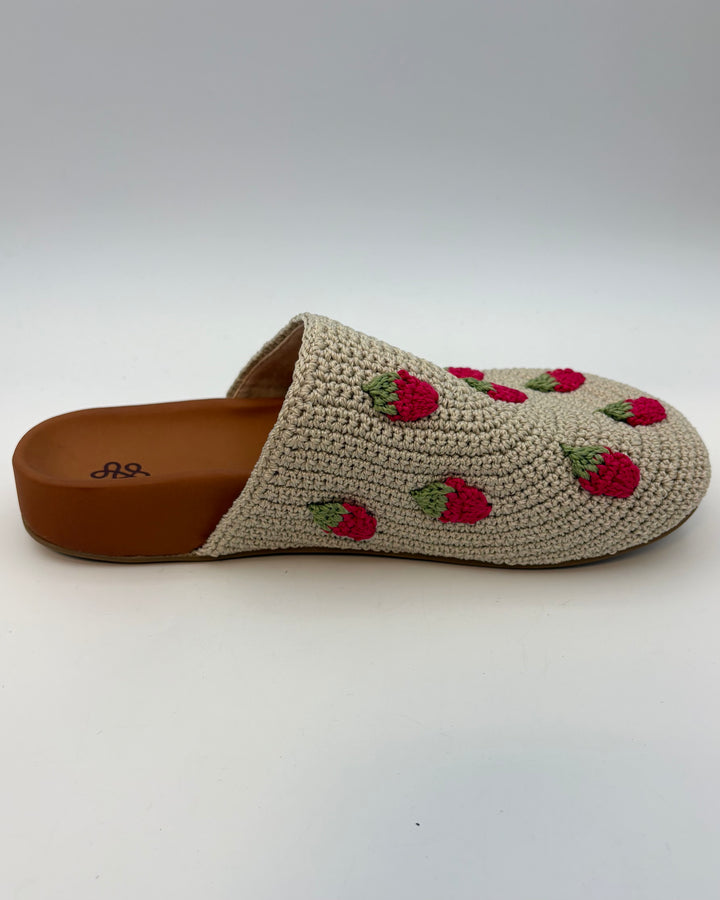 Strawberry Crochet Clog - Size 8 and 10