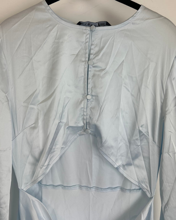 Lioness Blue Satin Dress - Extra Small