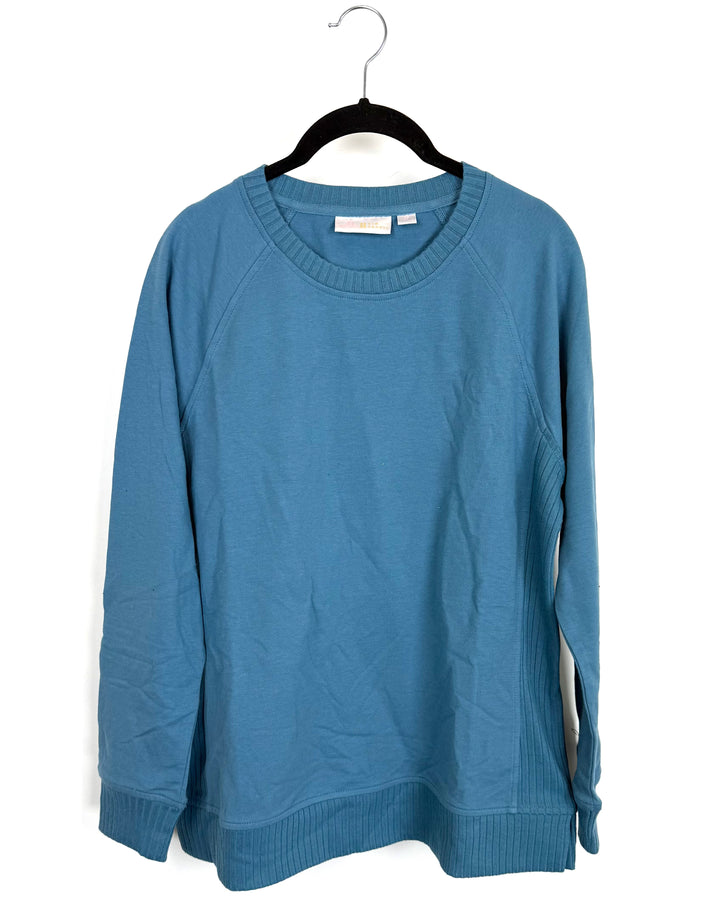 Dusty Blue Lightweight Top - Size 2/4