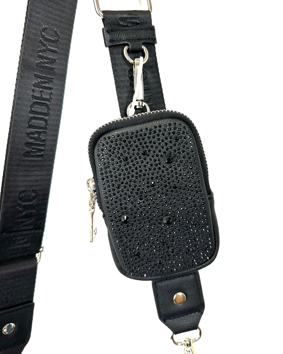 Black Transparent Crossbody Bag