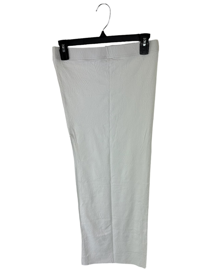 White Embossed Cover Up Skirt - XS/S, M/L, XL/XXL