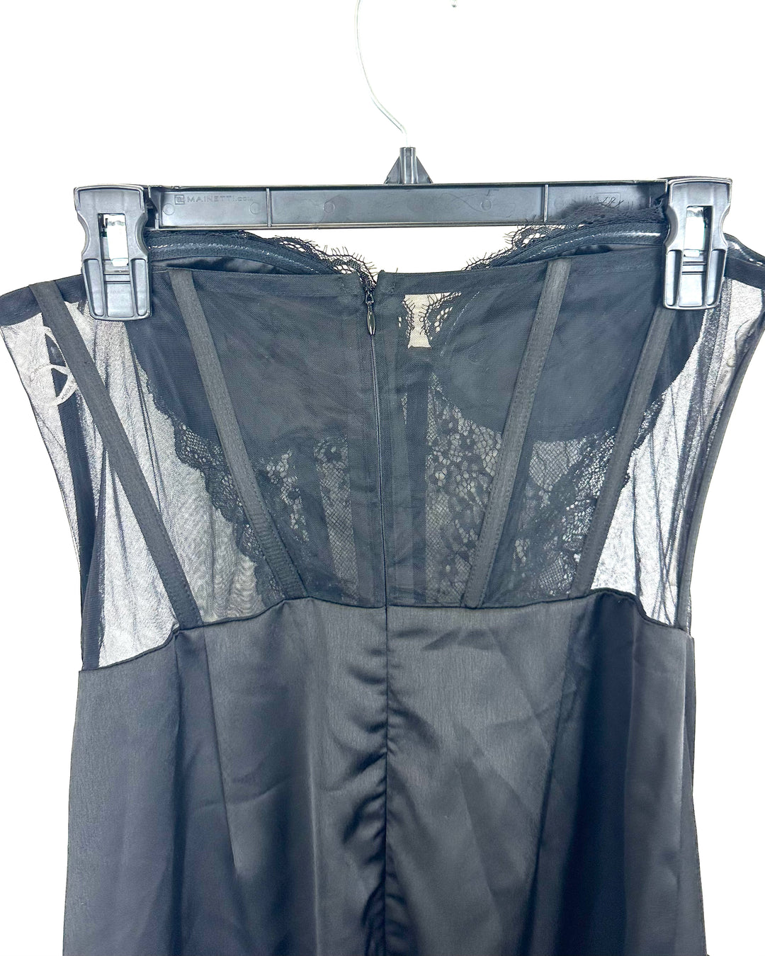 Miss Circle Black Corset Dress - Small