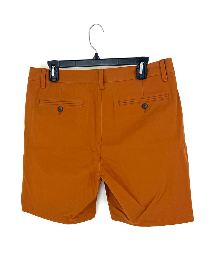 Mens Rust Shorts - 32 Waist - 5" and 7" Inseams