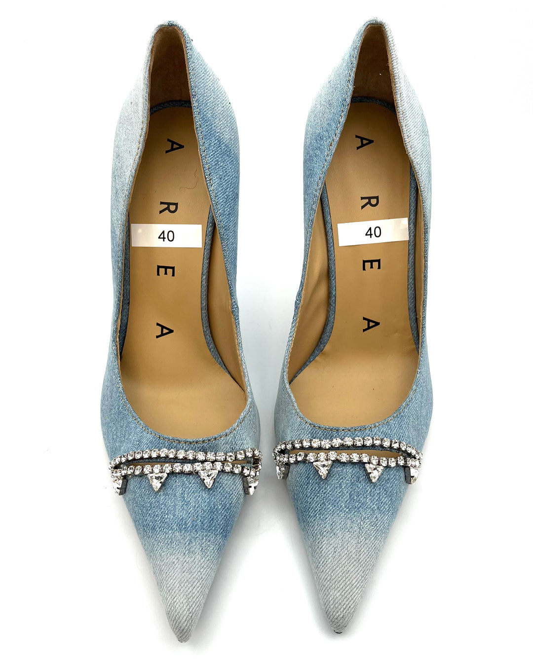 Denim Gem Heels - Size 10