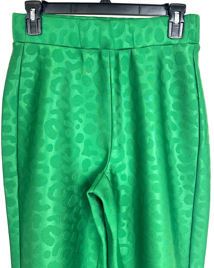 Green Cheetah Scuba Pants - XXS, XS, S, M