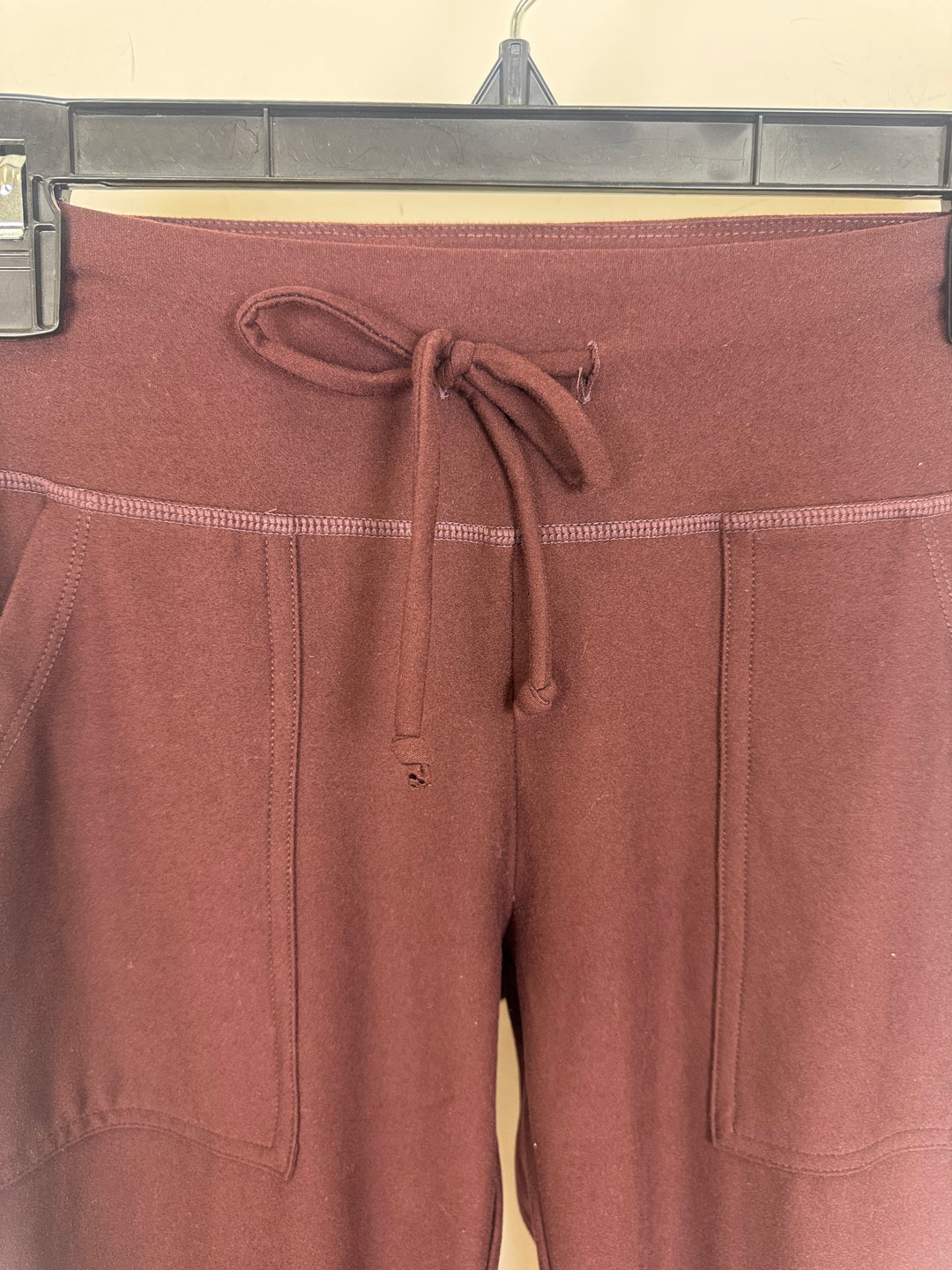 Burgandy Draw String Joggers - SIze 2/4
