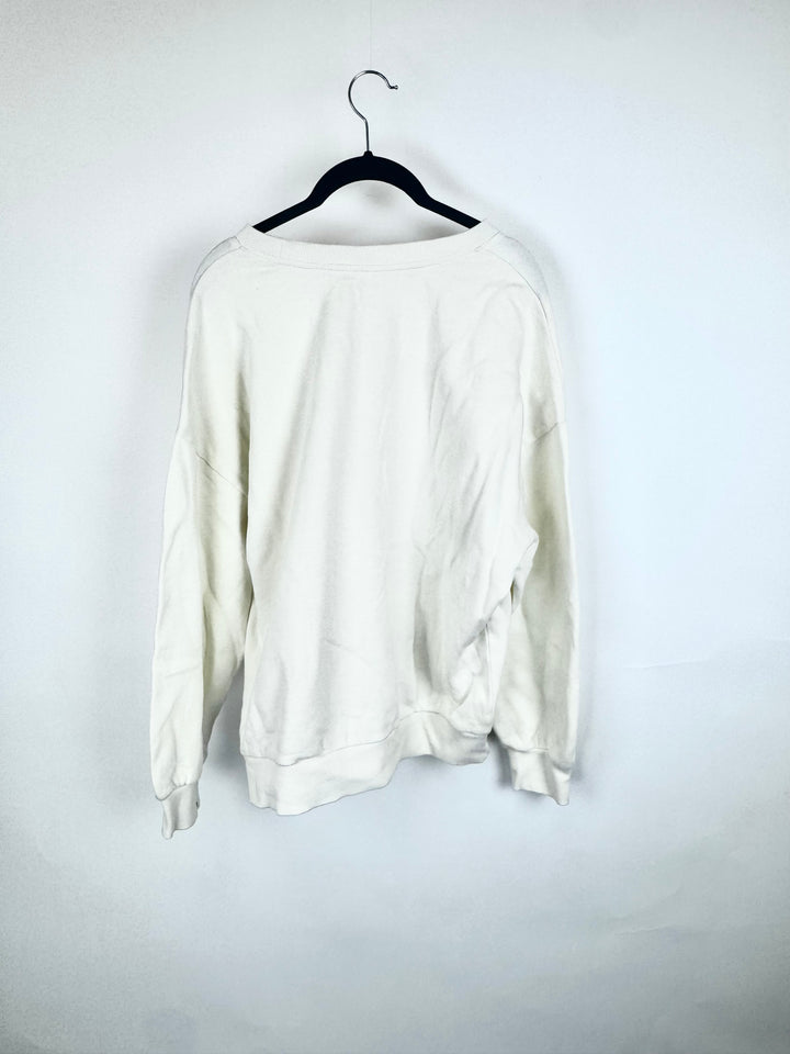 Amor Del Paraiso Cream Crewneck - Small