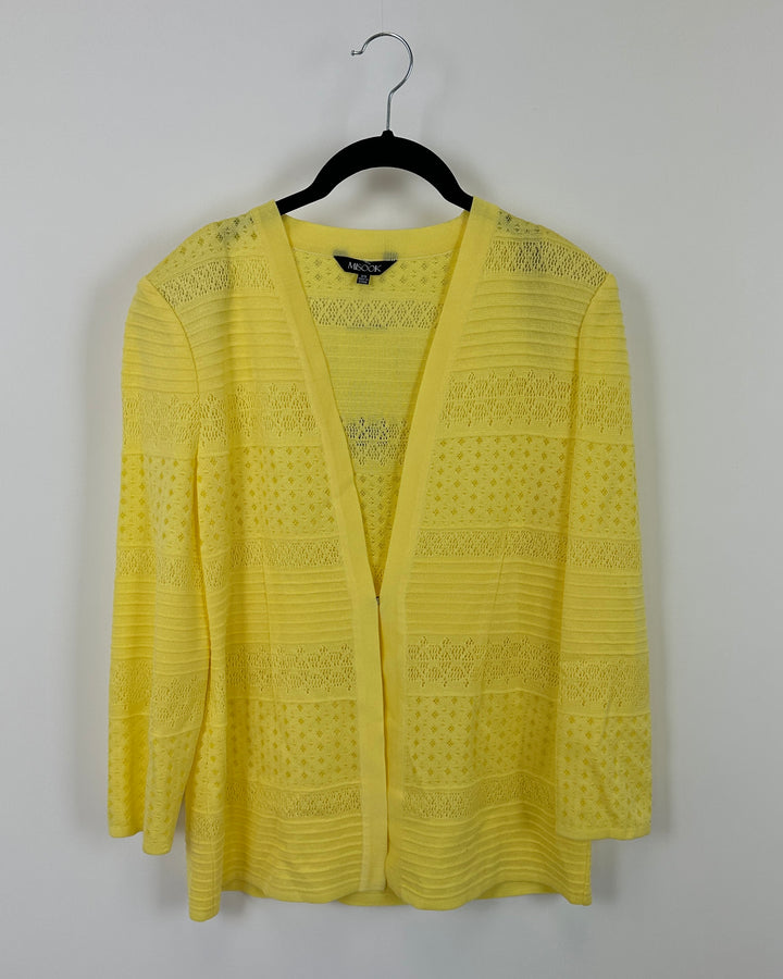 Pastel Yellow Cardigan - Size 2-4