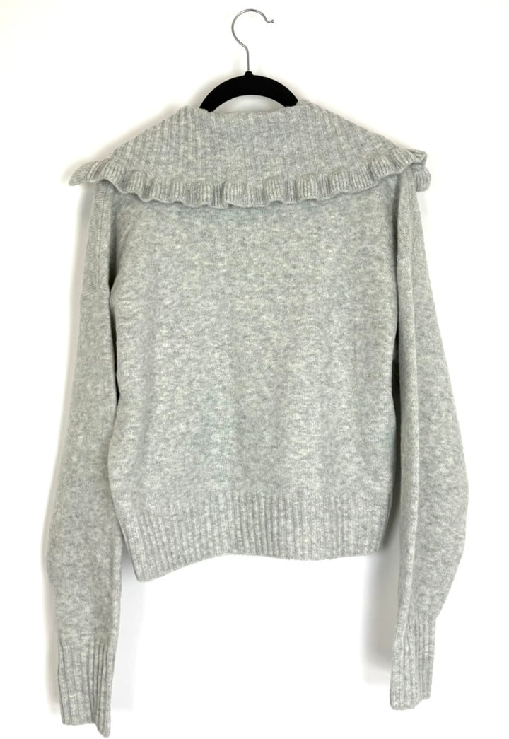 Gray Collared Sweater - Size 2/4