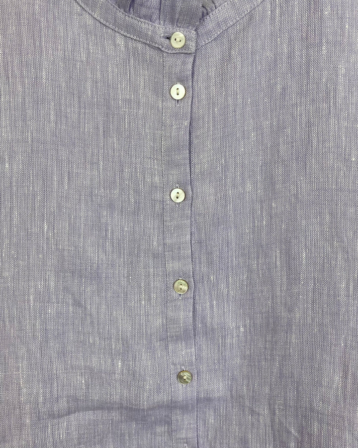 Lavender Purple Long Linen Dress - XS, S, M, L, XL